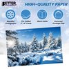 Better Office Products All Occasion Greeting Cards & Envs, 4in. x 6in. 6 Winter Landscape Snow Designs, Blank Inside, 50PK 64578